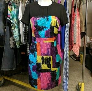 Trina Turk Silk Blend Sheath Dress Size 6